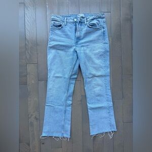 Zara Light Blue Flare Jeans